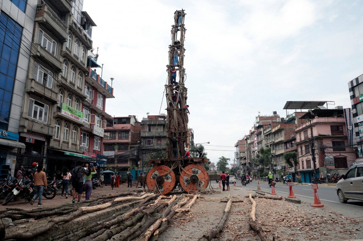रातो मच्छिन्द्रनाथको रथ : ललितपुरमा विशेष सुरक्षा